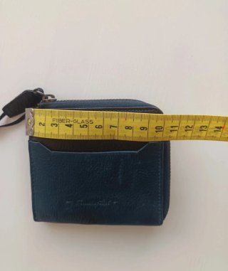 Cartera Piel Emilio Tucci nueva. Apertura en L