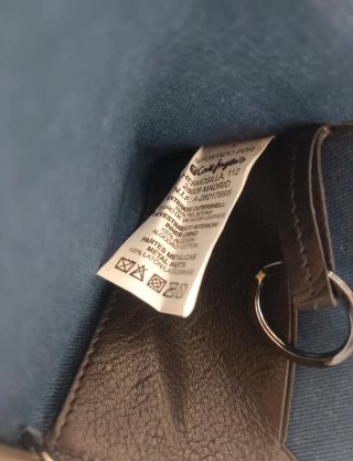 Cartera Piel Emilio Tucci nueva. Apertura en L