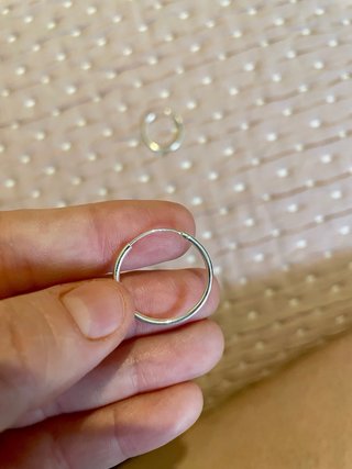 Aros finos Plata de Ley S925