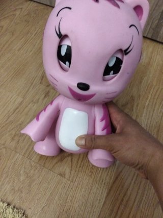 Figura Juguete Gatito Rosa
