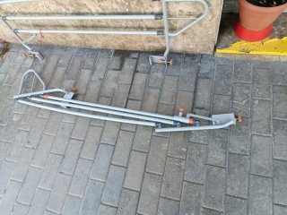 2 Barandillas de cama abatibles