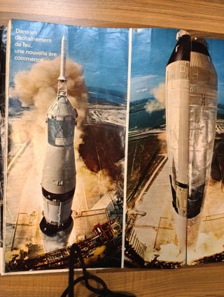 Revista Paris Match especial llegada a la luna. añ