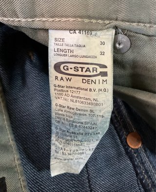 Bermuda vaquera de hombre de G-Star Raw (W30)