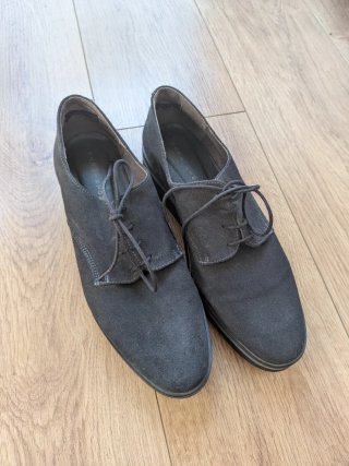 Zapatos Oxford Gris Marengo
