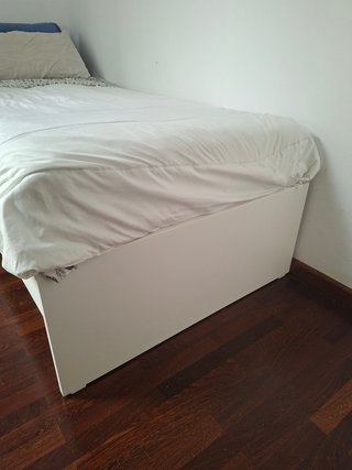 Cama IKEA VIHALS 90x200 + Colchón + Somier