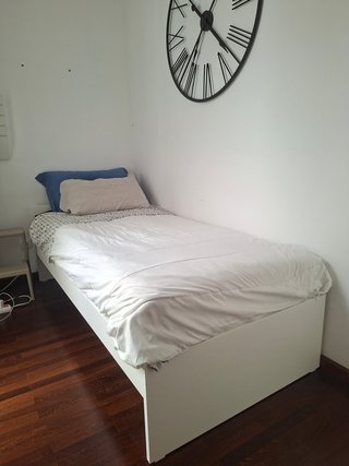 Cama IKEA VIHALS 90x200 + Colchón + Somier
