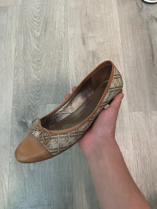 Bailarinas Farrutx Beige y Marrón