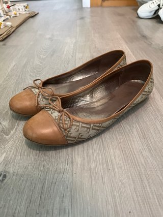 Bailarinas Farrutx Beige y Marrón