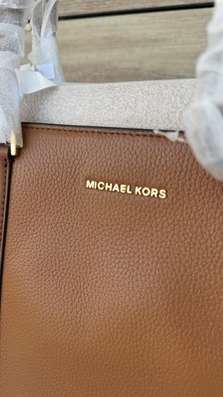Bolso shopper Michael Kors piel marrón