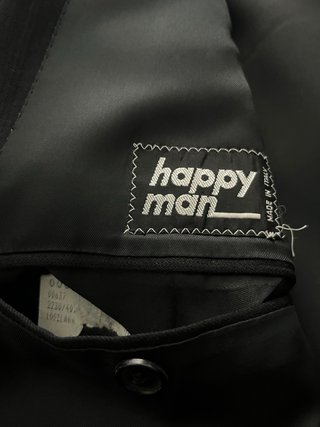 Completo uomo Happy Man nero