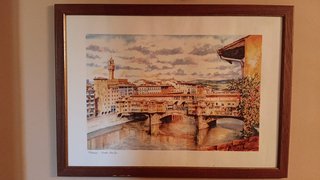Cuadro Ponte Vecchio Florencia