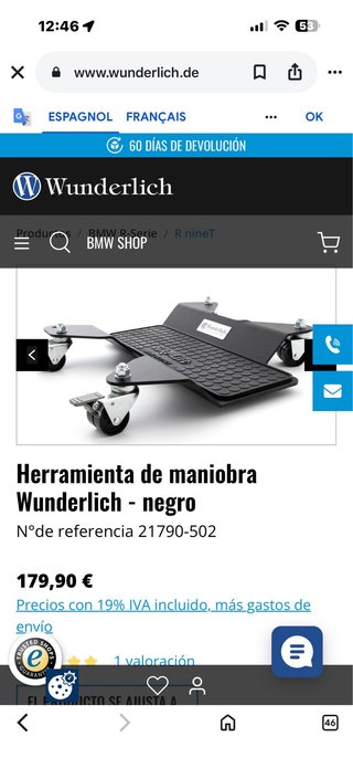 Peana Caballete Moto Wunderlich