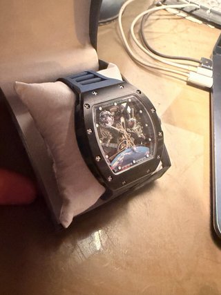 Reloj  Hombre Negro y Azul