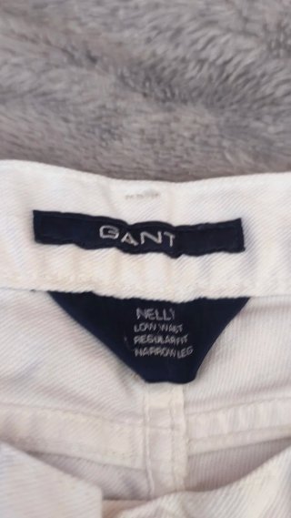 Pantalones Vaqueros Blancos Gant Mujer