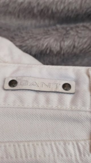 Pantalones Vaqueros Blancos Gant Mujer