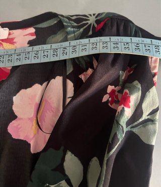 Vestito pantalone corto Terranova fiori nero XS