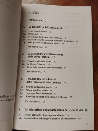 L'attaccamento: Teoria E Metodi Di Valutazione