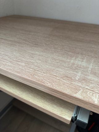 Mesa/Escritorio auxiliar madera y metal