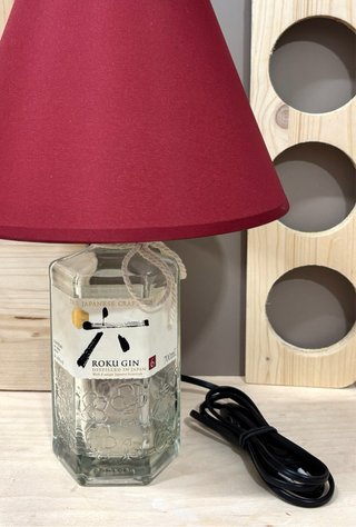 Lampada Gin Roku - Rosso e Trasparente