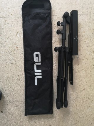 Atril para partituras guil, Altura 120, plegado 60