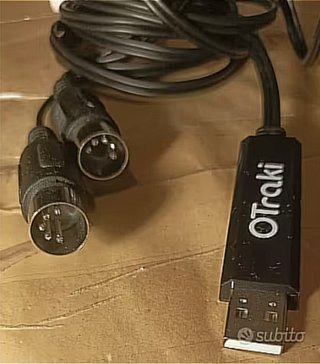 Cavo MIDI USB OTraki 2 Metri