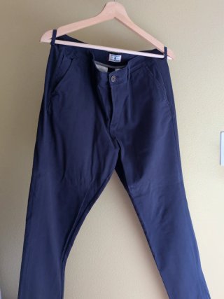 Pantalón chino Jack & Jones azul hombre