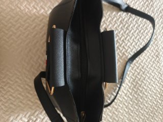 Bolso Negro Mano y Bandolera