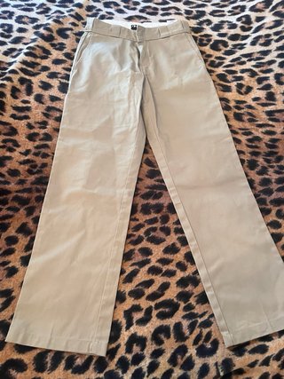 Pantalón Dickies Chino Pinzas Beige vestir