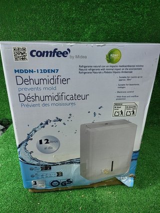 Deumidificatore COMFEE' 12L per umidità fino a 20 m2 / 50 m3
