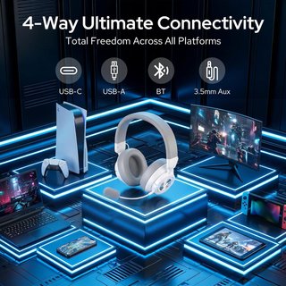 Redragon H889 Auriculares Gaming Inalámbricos 4-en