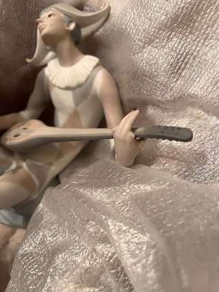 Figura Lladró Arlequín Músico