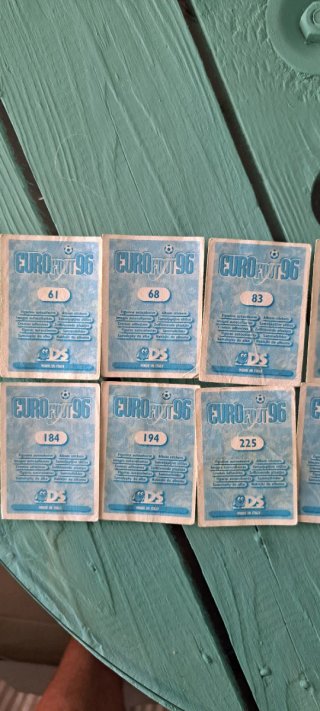 Lote Cromos Eurocopa 96. DS Collections