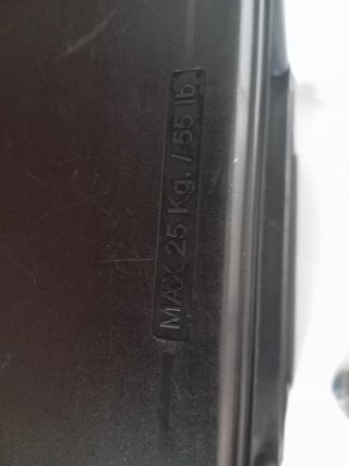 Estantería de plástico negra