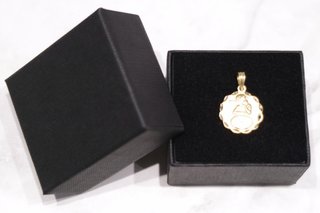 MEDALLA QUERUBÍN-RELOJ, ORO 18K/1.7g