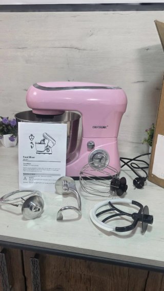 Batidora Amasadora Rosa 5L