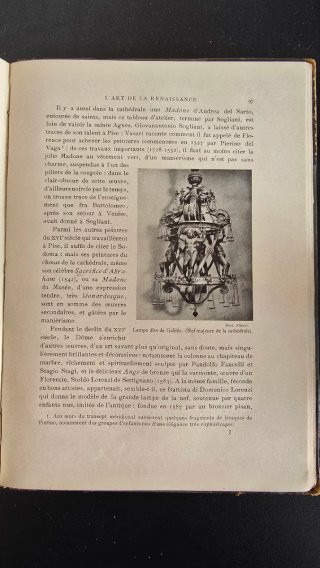 Libro antiguo de arte en francés. 1914.