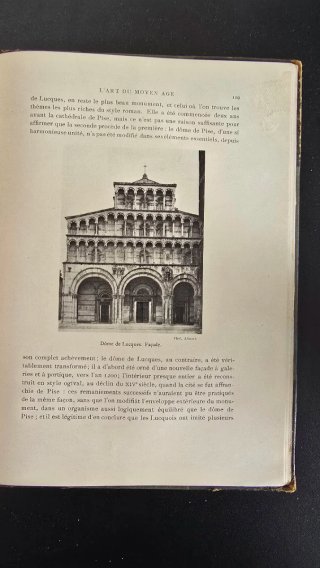 Libro antiguo de arte en francés. 1914.