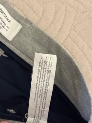 Pantalón del Bershka gris sin estrenar