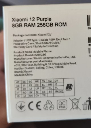 Xiaomi 12 Morado 256GB
