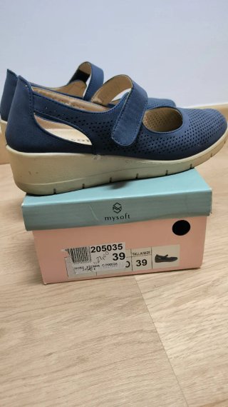Zapatos Myssoft Talla 39 Azul
