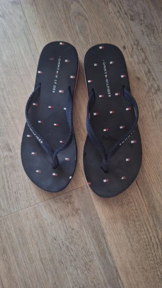 Chanclas Tommy Hilfiger Negras Multicolor