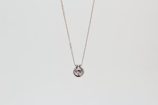 Collar De Oro Blanco De 18K.. Ref: 058-02-00548
