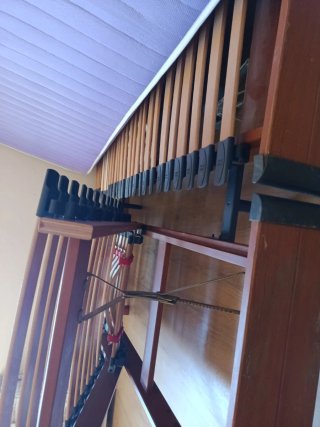 Cama madera maciza somier articulado manual