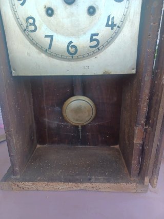 Reloj de péndulo Cole antiguo para restaurar