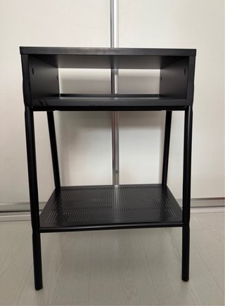 Mesita auxiliar Ikea negra