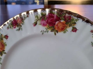 3 platos 26 cm Royal Albert Old Country Roses