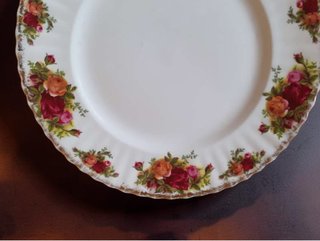 3 platos 26 cm Royal Albert Old Country Roses