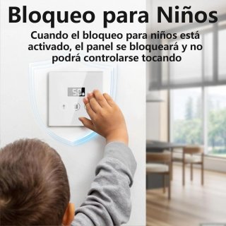 Interruptor persiana inteligente LCD (4 uds)
