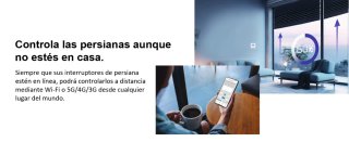 Interruptor persiana inteligente LCD (4 uds)