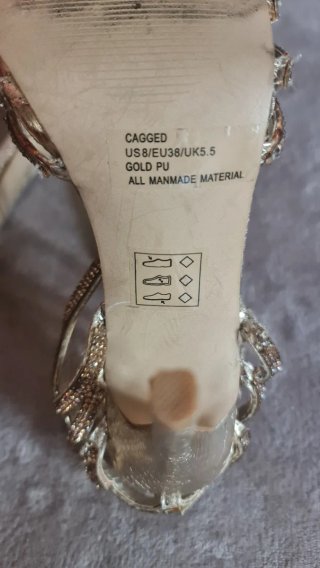 Sandalias Steve Madden Doradas